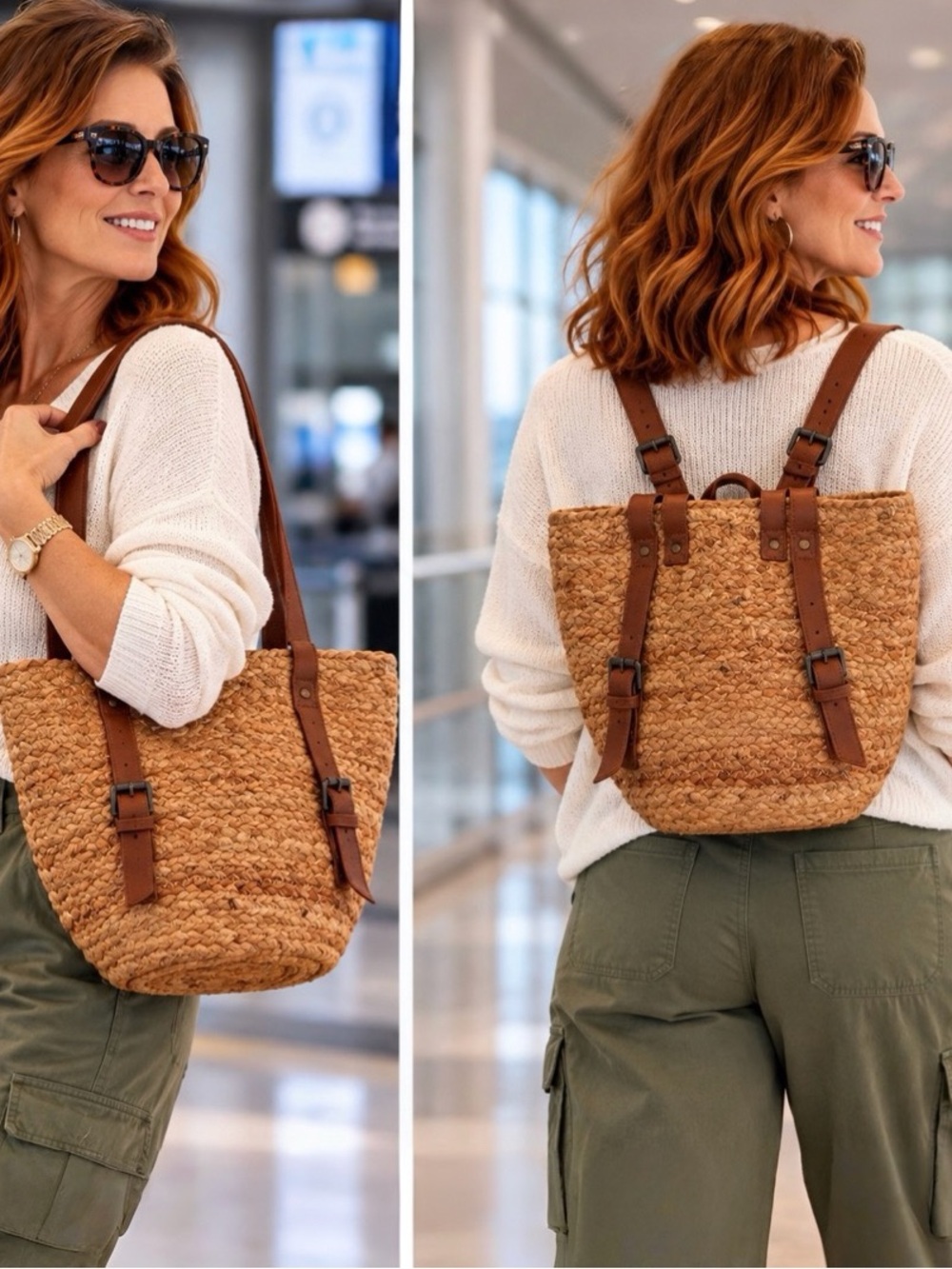 XIX Palms. Picnic cooler backpack Tote